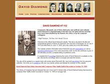 Tablet Screenshot of daviddiamond.org